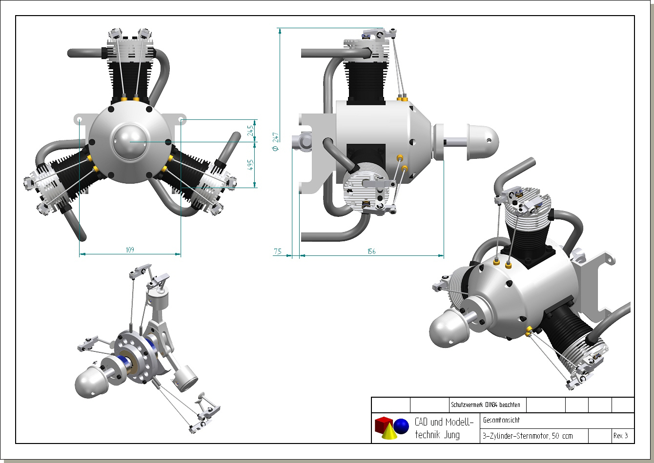 Construction plans model engines - Online-Shop der Fa. CAD+Modelltechnik Jung Construction plans model engines - Online-Shop der Fa. CAD+Modelltechnik Jung